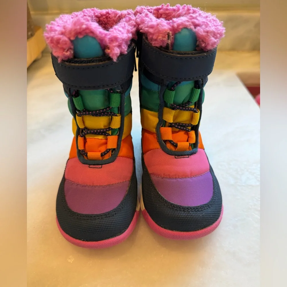Merrell Alpine Puffer Jr / Rainbow Waterproof Snow Boots  Youth Size 7